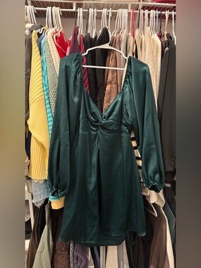 Teal long sleeve dress- Altr’d State